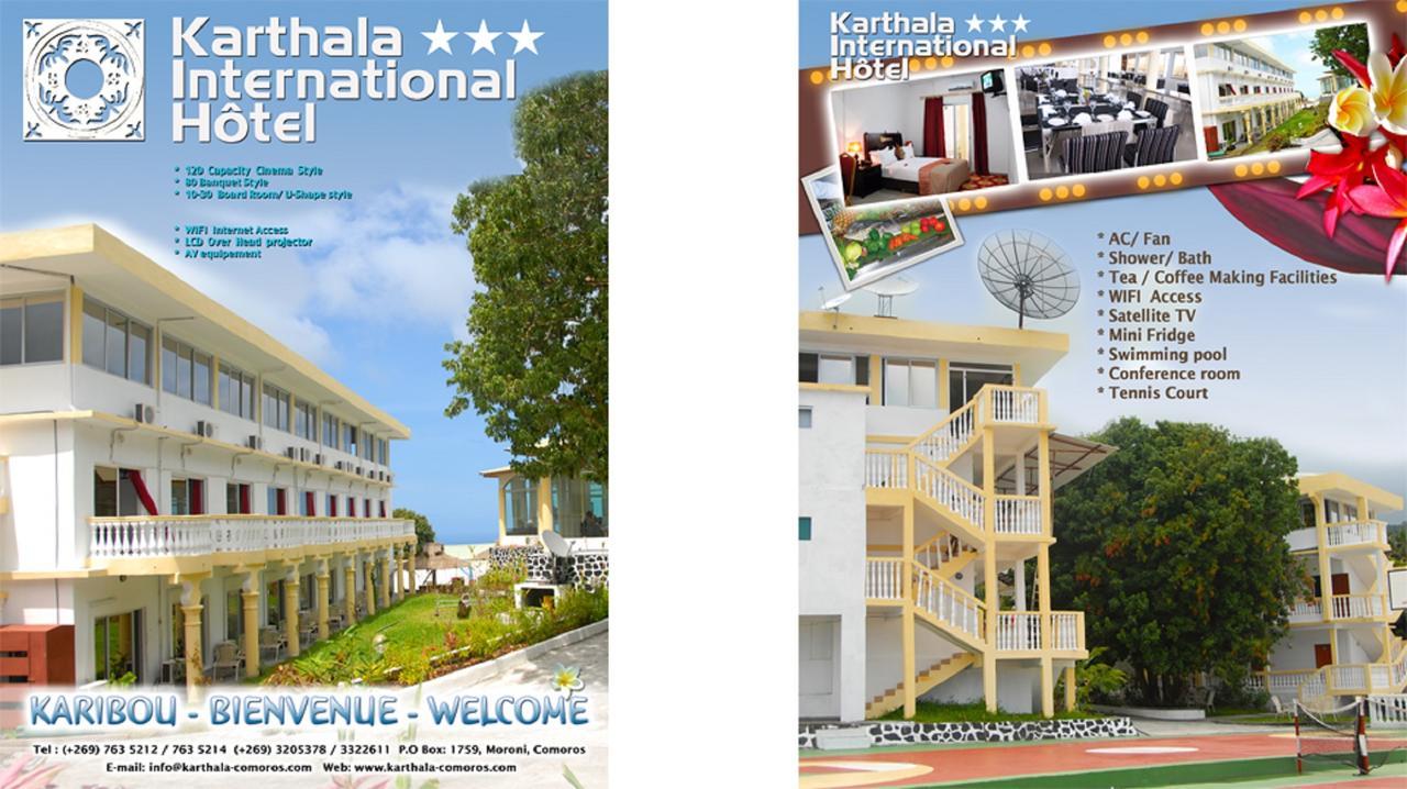 Karthala International Hotel Chindini Exteriör bild